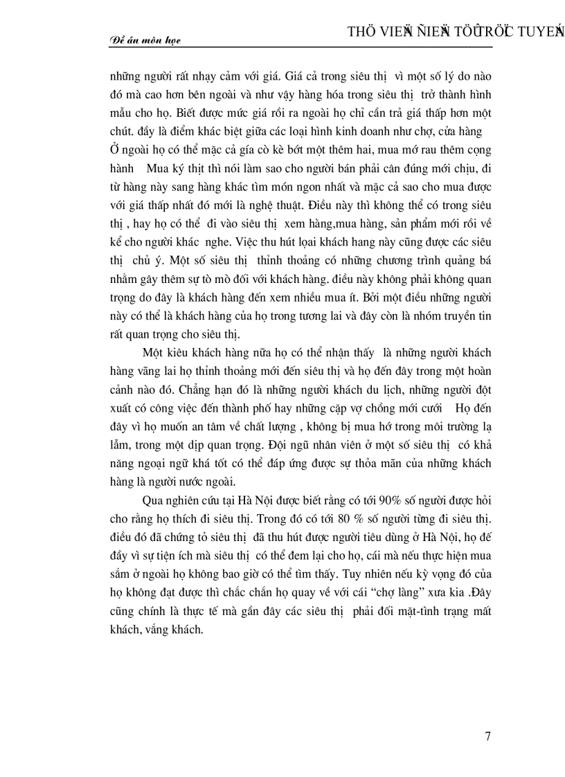 image for page Thực trạng và một số giải pháp nhằm nâng cao hiệu quả hoạt động tại các siêu thị ở Hà Nội