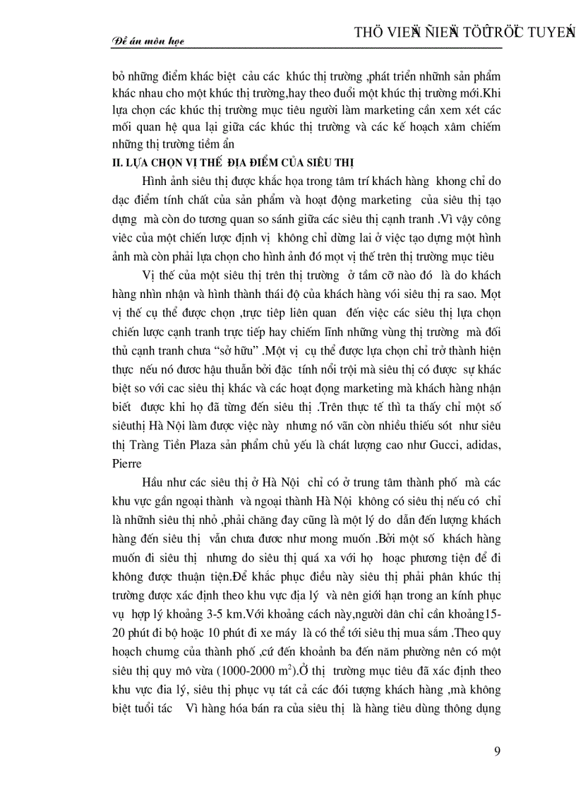 image for page Thực trạng và một số giải pháp nhằm nâng cao hiệu quả hoạt động tại các siêu thị ở Hà Nội