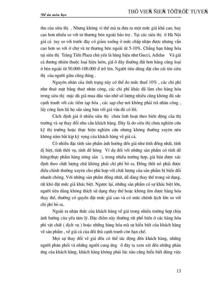 image for page Thực trạng và một số giải pháp nhằm nâng cao hiệu quả hoạt động tại các siêu thị ở Hà Nội