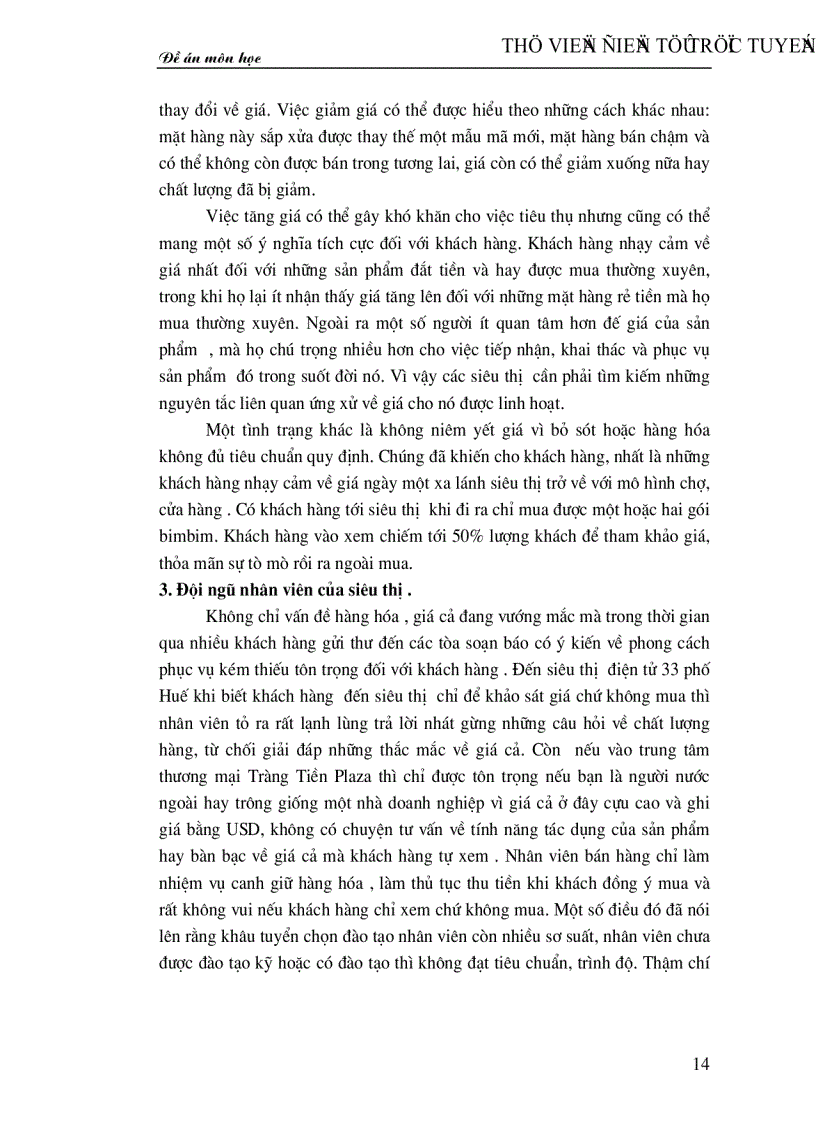 image for page Thực trạng và một số giải pháp nhằm nâng cao hiệu quả hoạt động tại các siêu thị ở Hà Nội