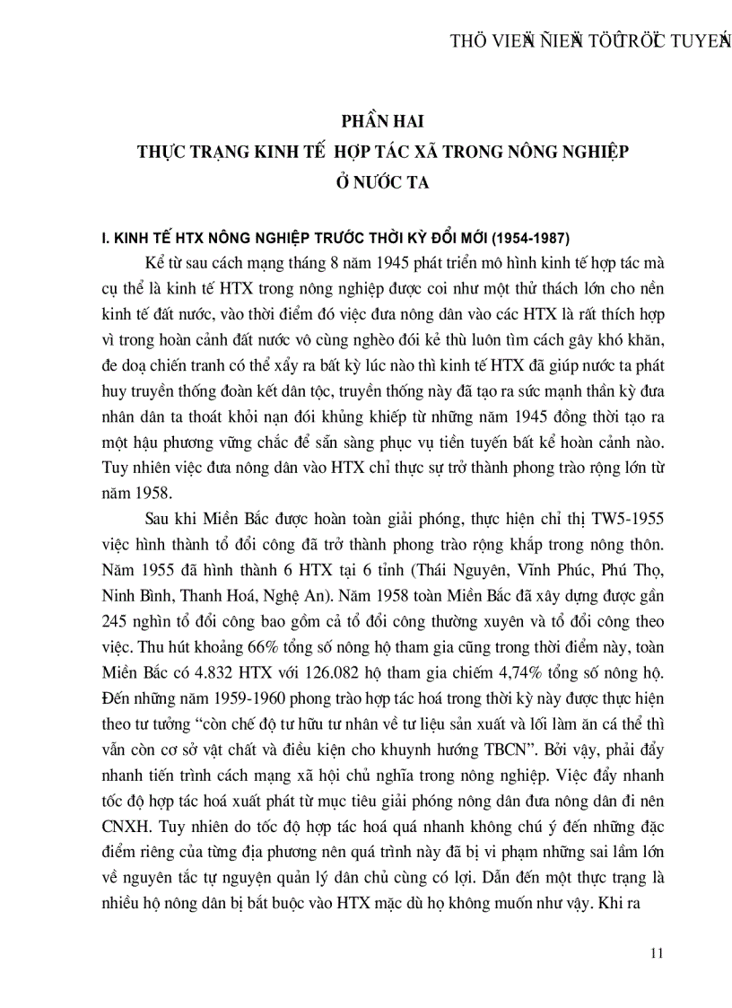 image for page Thực trạng phương hướng và giải pháp để phát triển kinh tế hợp tác xã trong nông nghiệp ở nước ta