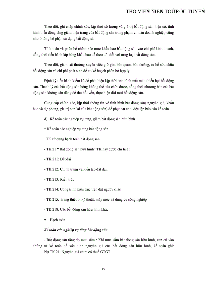 image for page Bàn về tổ chức quản lý và kế toán TSCĐ hữu hình trong doanh nghiệp hiện nay