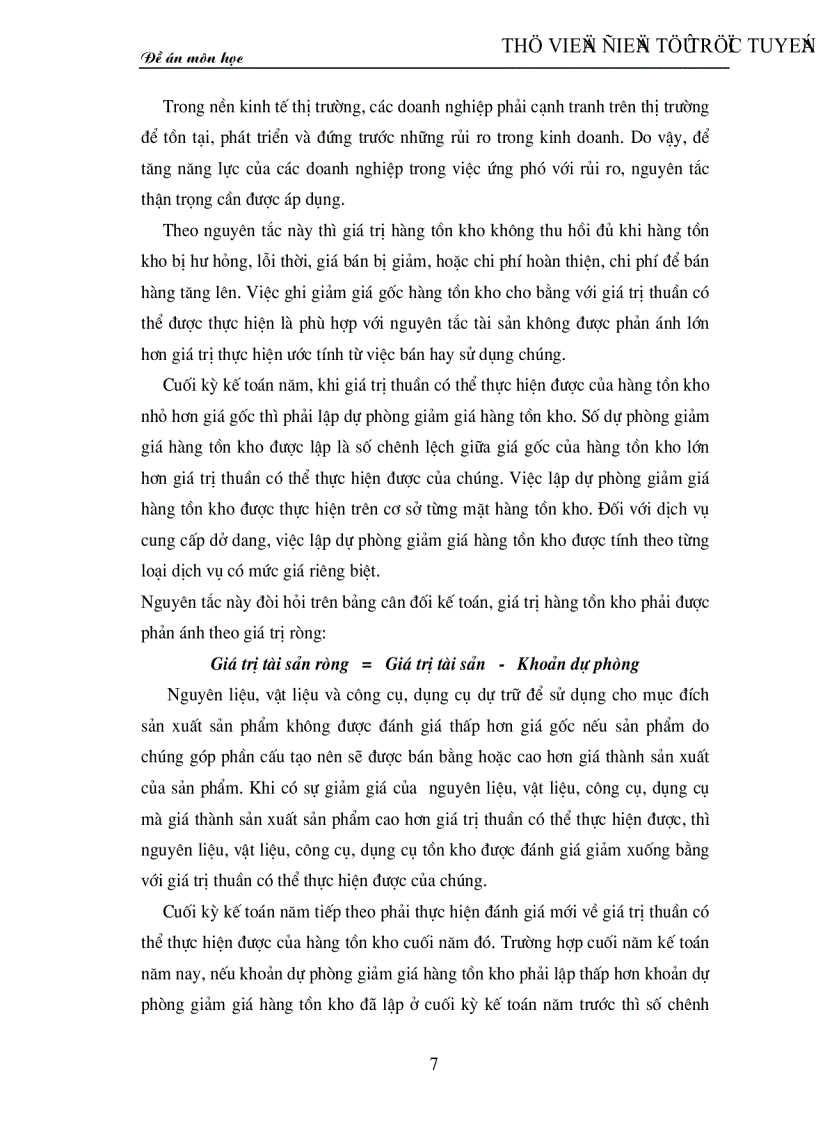 image for page Bàn về hệ thống nguyên tắc và phương pháp tính giá hàng tồn kho trong doanh nghiệp