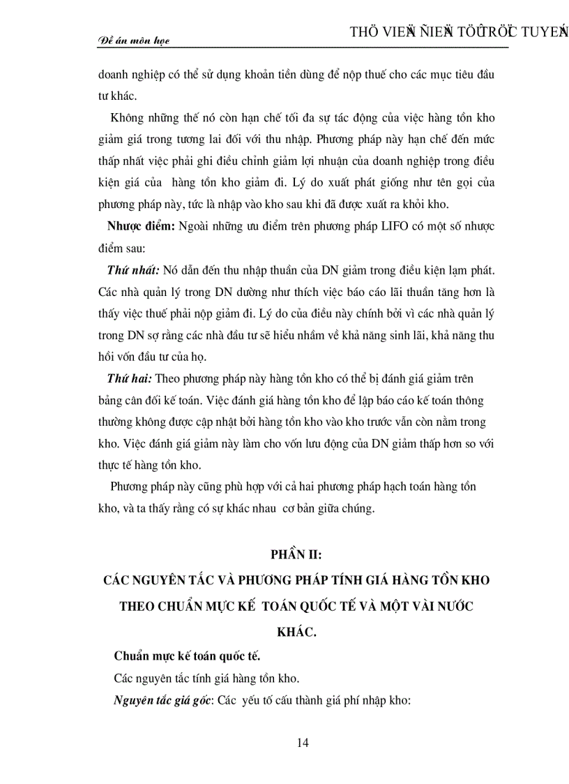 image for page Bàn về hệ thống nguyên tắc và phương pháp tính giá hàng tồn kho trong doanh nghiệp