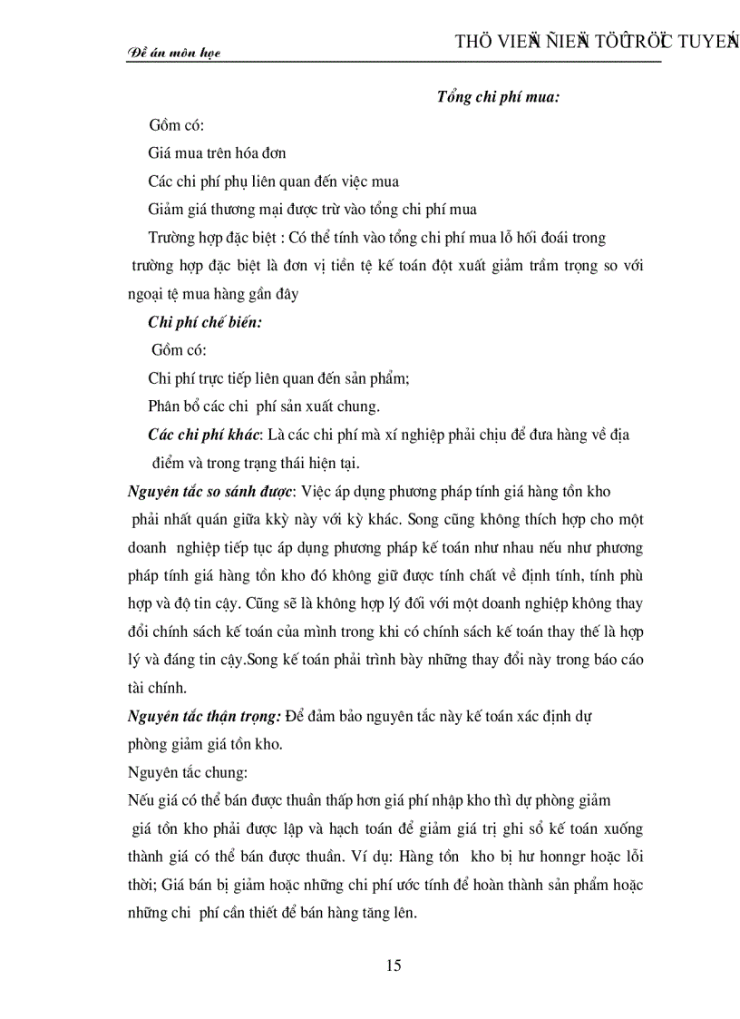 image for page Bàn về hệ thống nguyên tắc và phương pháp tính giá hàng tồn kho trong doanh nghiệp