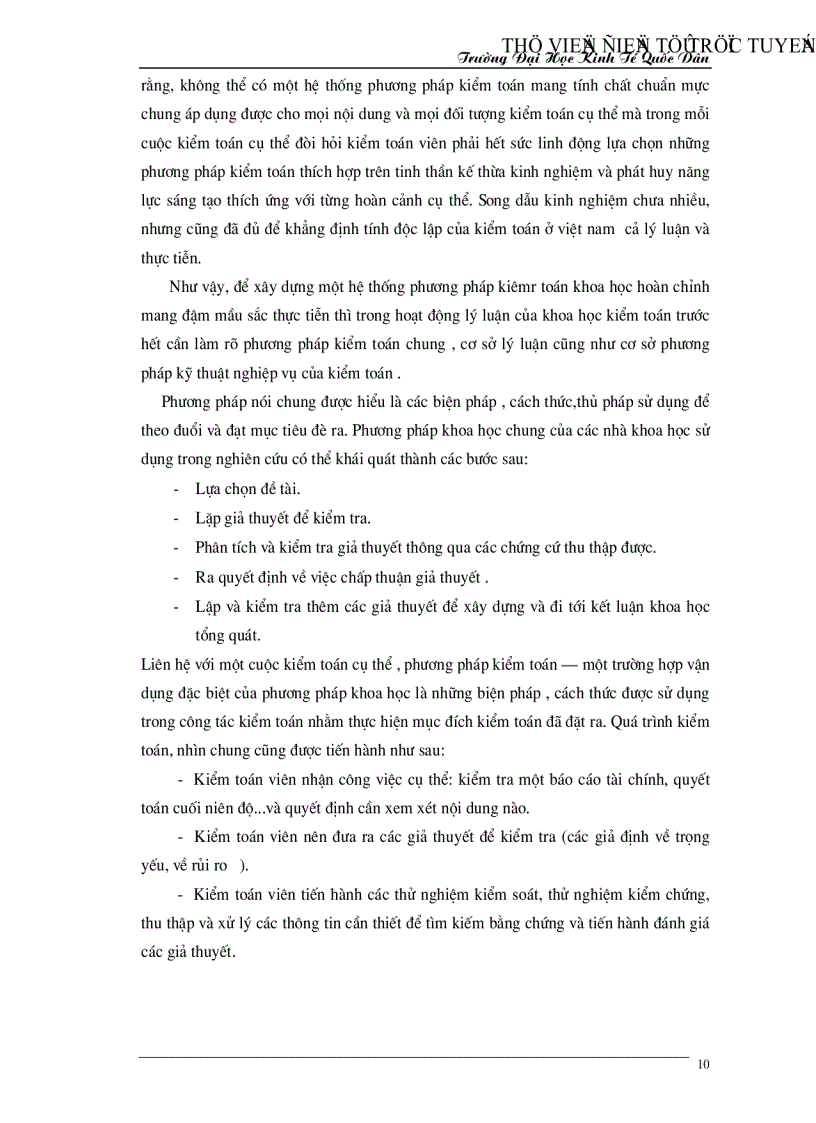 image for page Xác định đối tượng kiểm toán và hình thành phương pháp kiểm toán