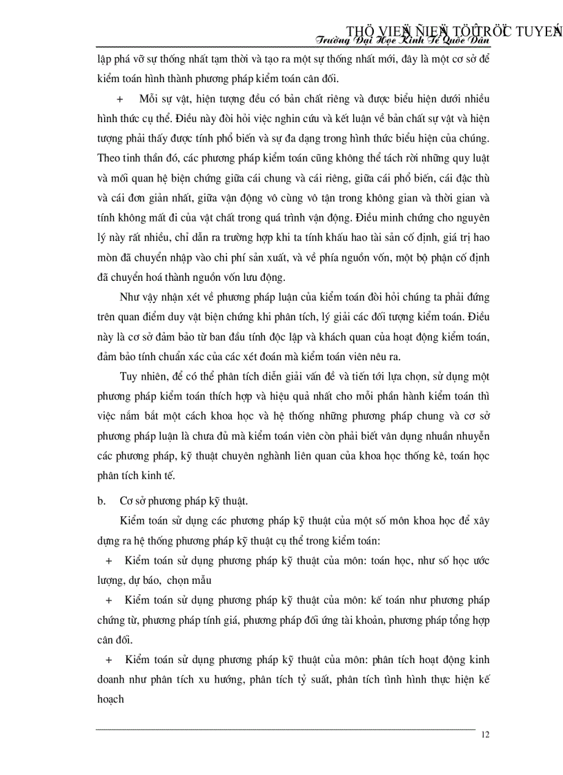 image for page Xác định đối tượng kiểm toán và hình thành phương pháp kiểm toán