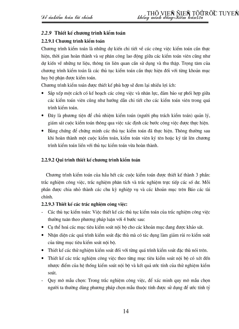 image for page Trình tự tổ chức công tác kiểm toán