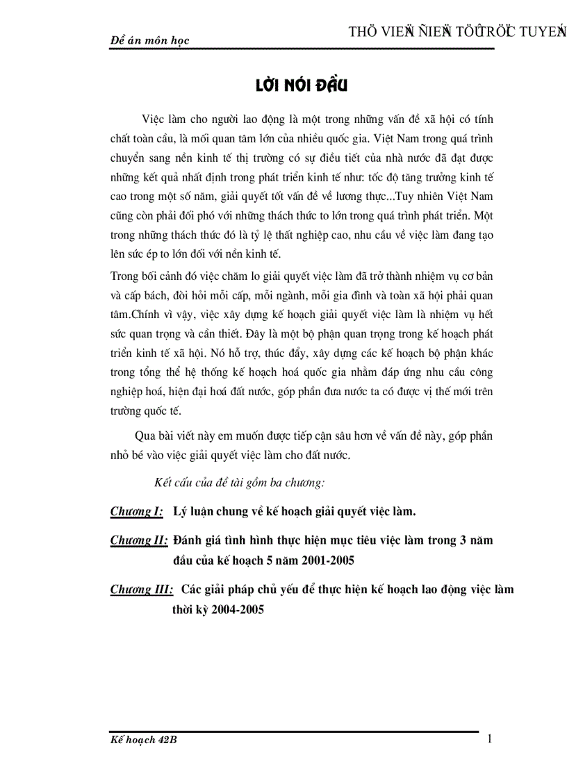 image for page Thực trạng và giải pháp thực hiện kế hoạch lao động việc làm