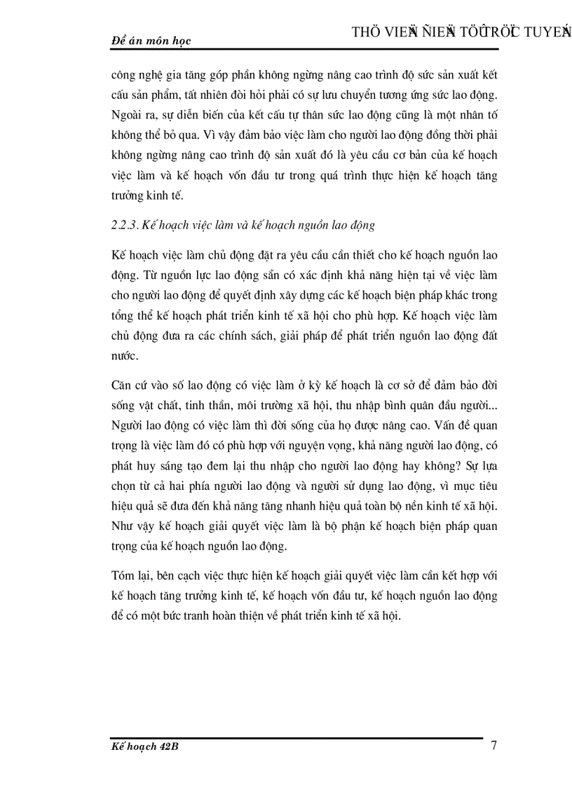 image for page Thực trạng và giải pháp thực hiện kế hoạch lao động việc làm