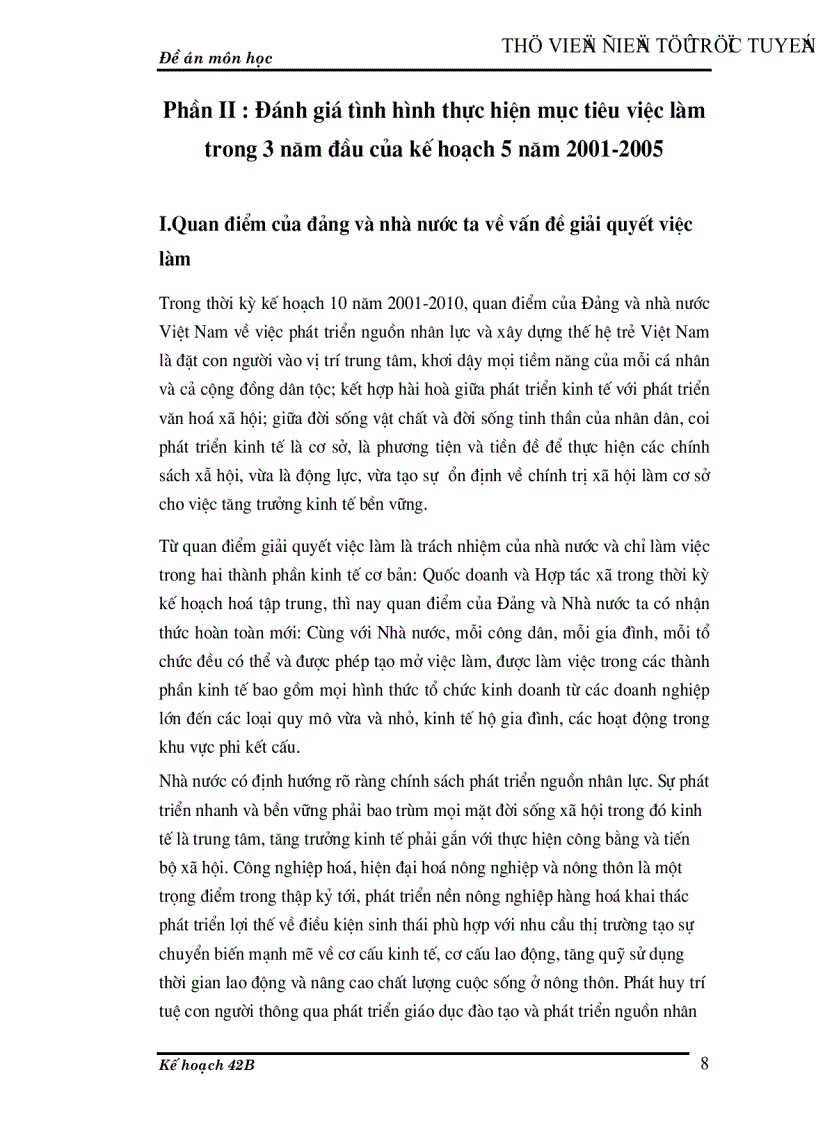 image for page Thực trạng và giải pháp thực hiện kế hoạch lao động việc làm