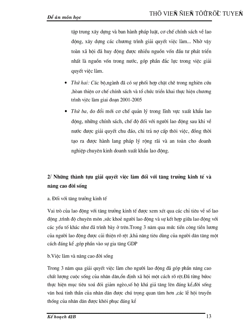 image for page Thực trạng và giải pháp thực hiện kế hoạch lao động việc làm