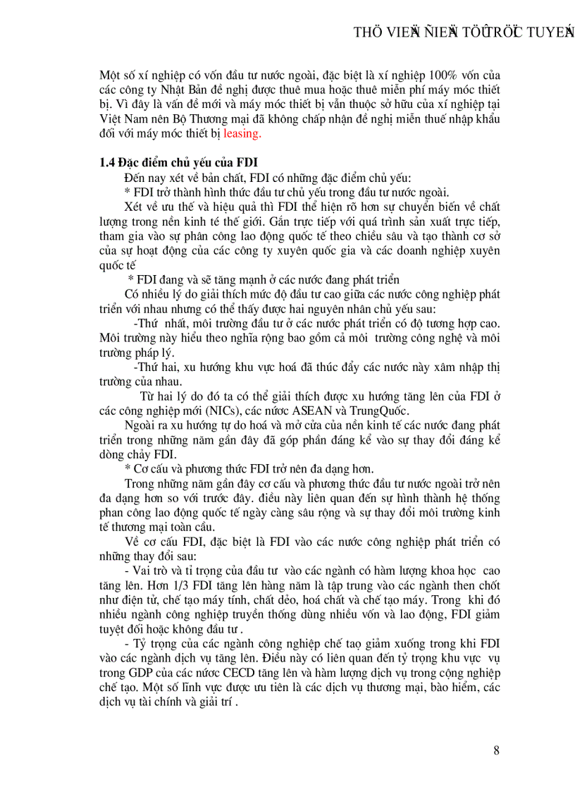 image for page Kinh nghiệm thu hút vốn đầu tư trực tiếp nước ngoài ở một số nước và vận dụng vào Việt Nam