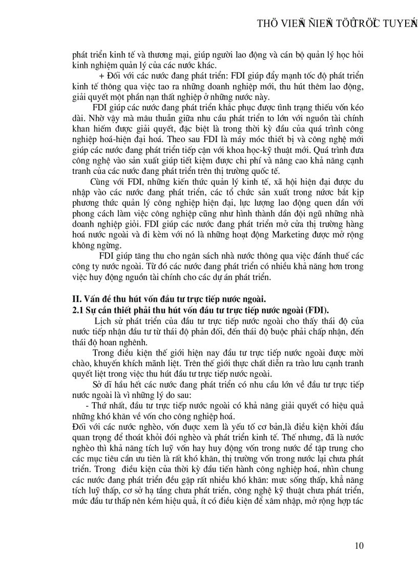 image for page Kinh nghiệm thu hút vốn đầu tư trực tiếp nước ngoài ở một số nước và vận dụng vào Việt Nam