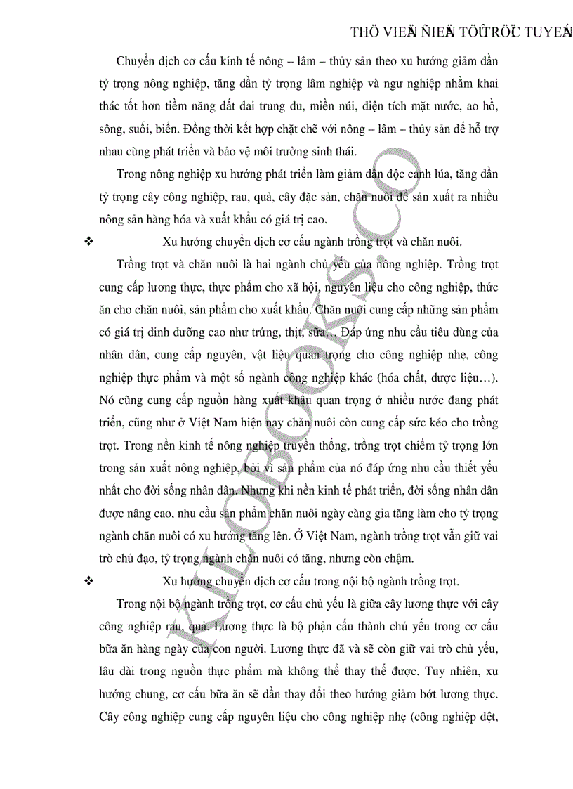 image for page Thực trạng và một số đề xuất và giải pháp nâng cao hiệu quả chuyển dịch cơ cấu ngành nông nghiệp trong thời gian tới