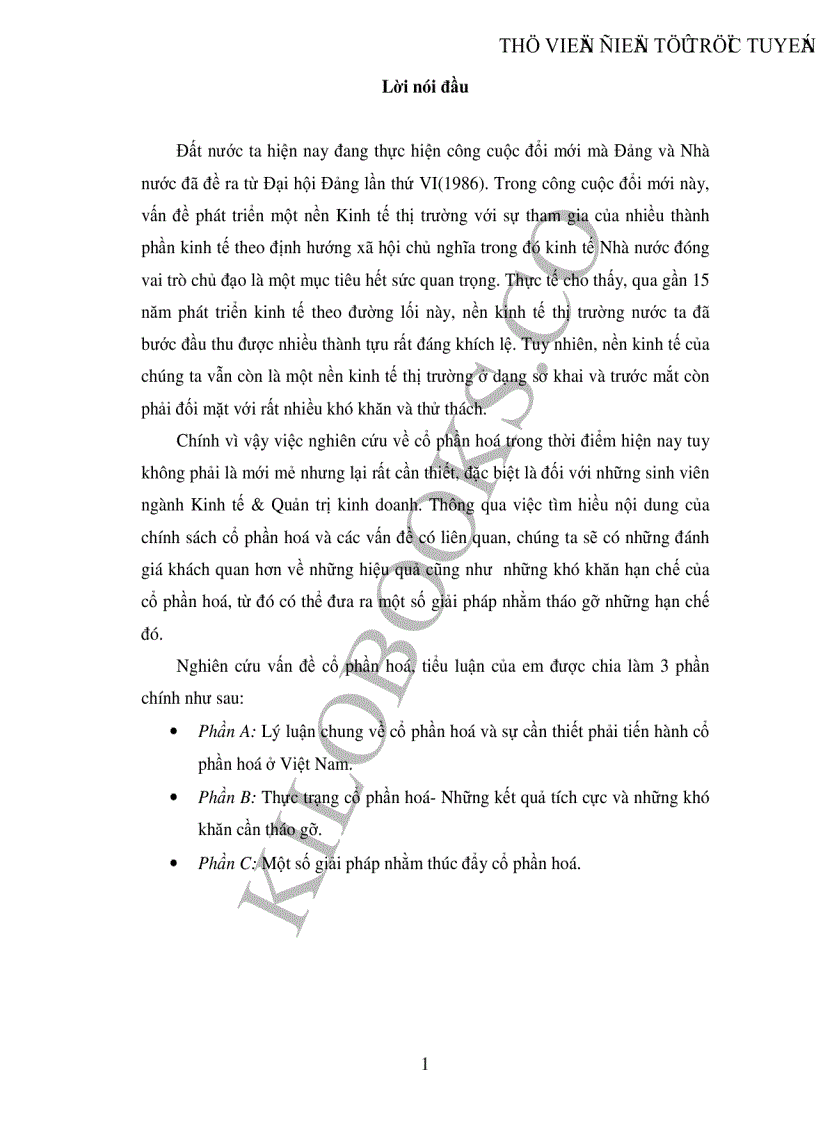 image for page Phân tích quá trình cổ phần hóa doanh nghiệp nhà nước ở Việt Nam