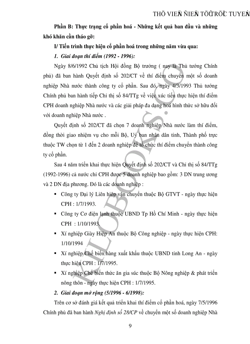 image for page Phân tích quá trình cổ phần hóa doanh nghiệp nhà nước ở Việt Nam