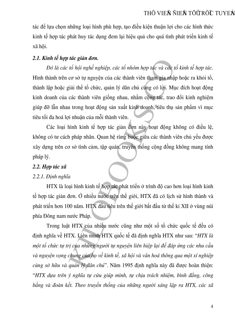 image for page Thực trạng phương hướng và những giải pháp để phát triển kinh tế hợp tác xã nông nghiệp ở nước ta hiện nay