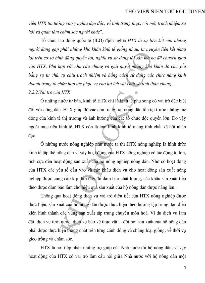 image for page Thực trạng phương hướng và những giải pháp để phát triển kinh tế hợp tác xã nông nghiệp ở nước ta hiện nay