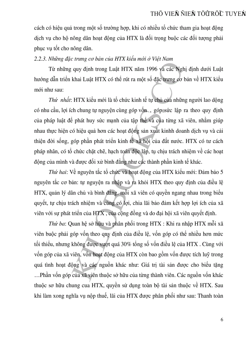 image for page Thực trạng phương hướng và những giải pháp để phát triển kinh tế hợp tác xã nông nghiệp ở nước ta hiện nay