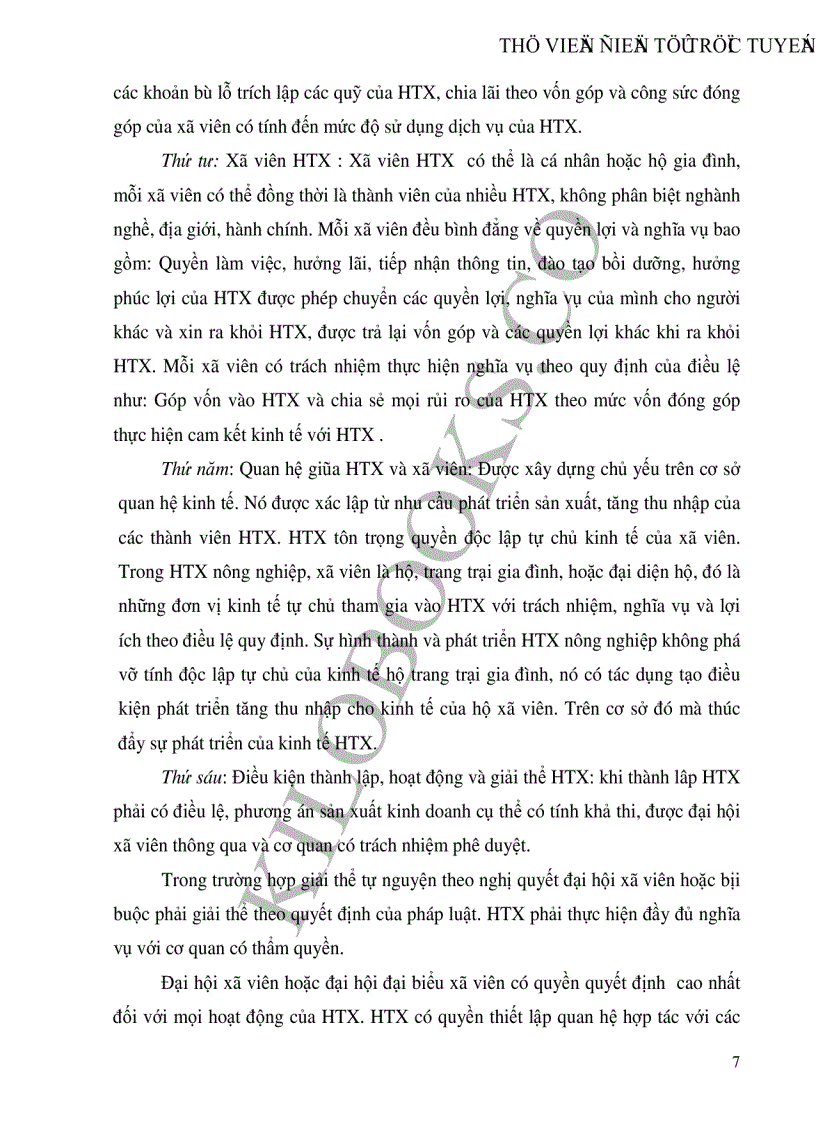 image for page Thực trạng phương hướng và những giải pháp để phát triển kinh tế hợp tác xã nông nghiệp ở nước ta hiện nay