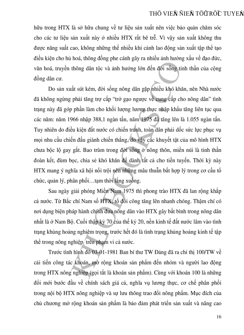 image for page Thực trạng phương hướng và những giải pháp để phát triển kinh tế hợp tác xã nông nghiệp ở nước ta hiện nay