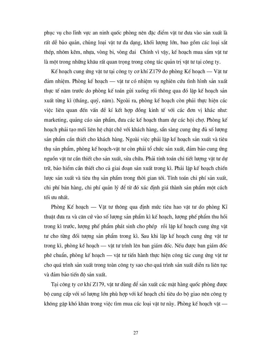 image for page Một số vấn đề về công tác quản trị vật tư tại công ty cơ khí Z179