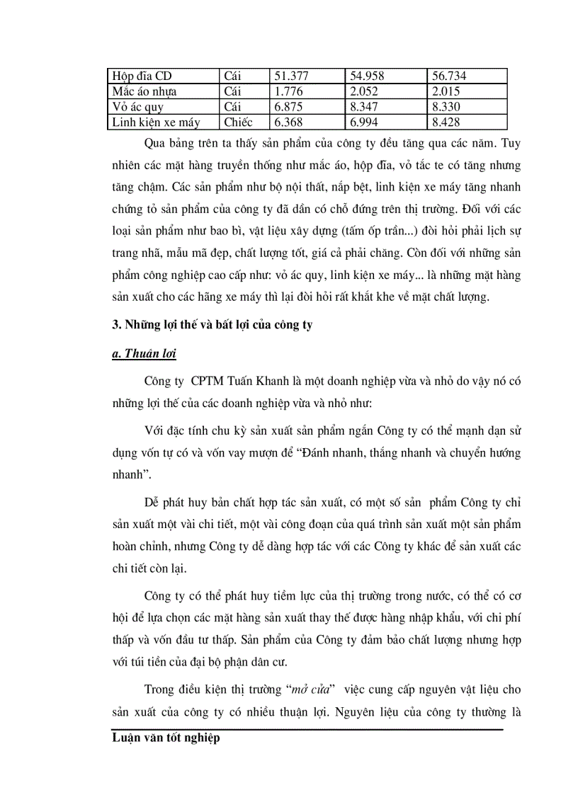 image for page Một số biện pháp nhằm nâng cao hiệu quả kinh doanh ở Công ty CPTM Tuấn Khanh