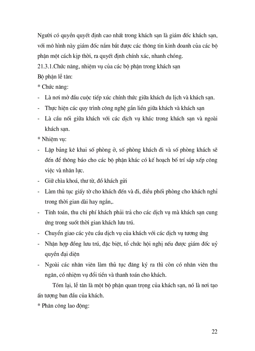 image for page Quản trị nhân sự tại khách sạn Đông Á thực trạng và giải pháp