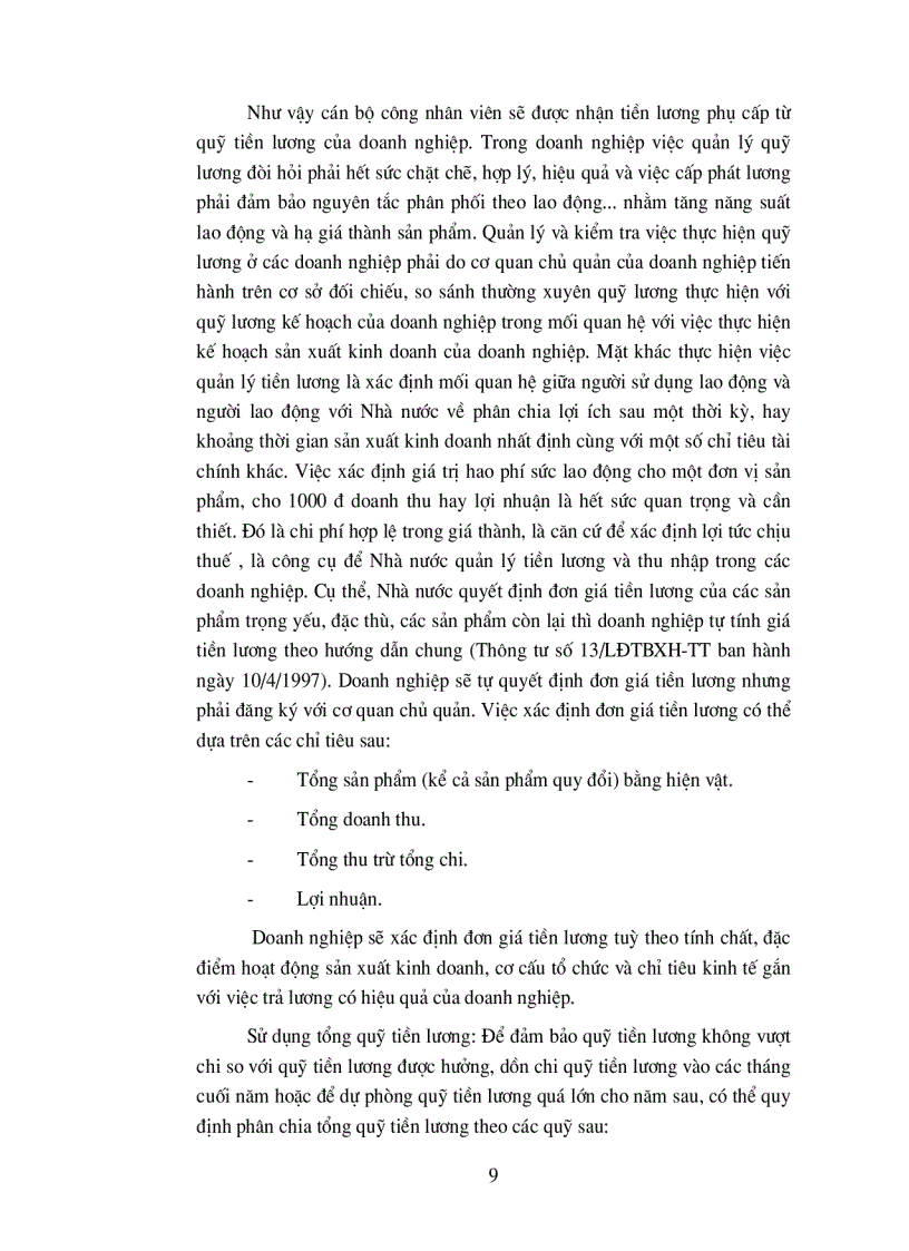 image for page Tổ chức quản lý sử dụng lao động và tiền lương trong công ty Dệt May Hà Nội