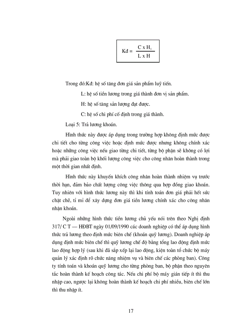 image for page Tổ chức quản lý sử dụng lao động và tiền lương trong công ty Dệt May Hà Nội