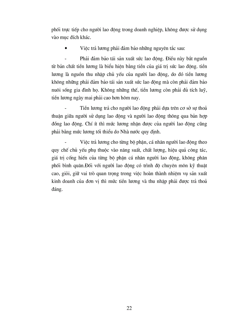 image for page Tổ chức quản lý sử dụng lao động và tiền lương trong công ty Dệt May Hà Nội