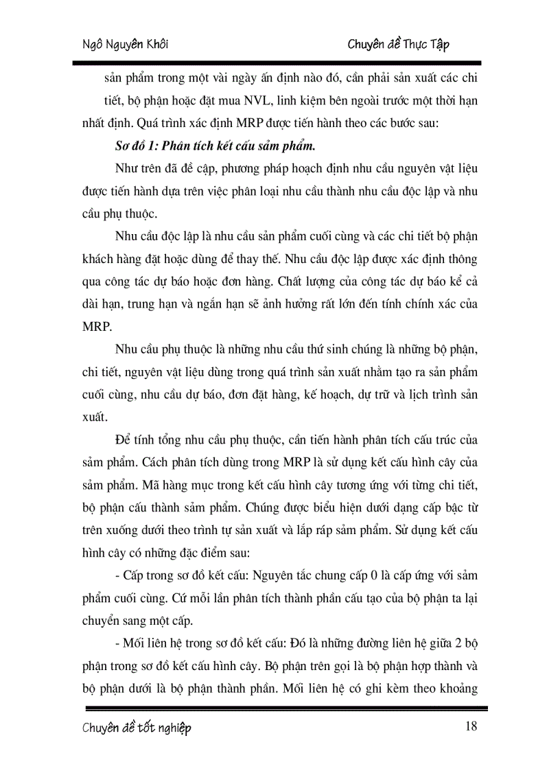 image for page Hoạch định nhu cầu nguyên vật liệu tại Xí nghiệp thép và vật liệu xây dựng Hà Nội