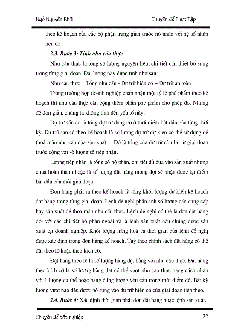 image for page Hoạch định nhu cầu nguyên vật liệu tại Xí nghiệp thép và vật liệu xây dựng Hà Nội