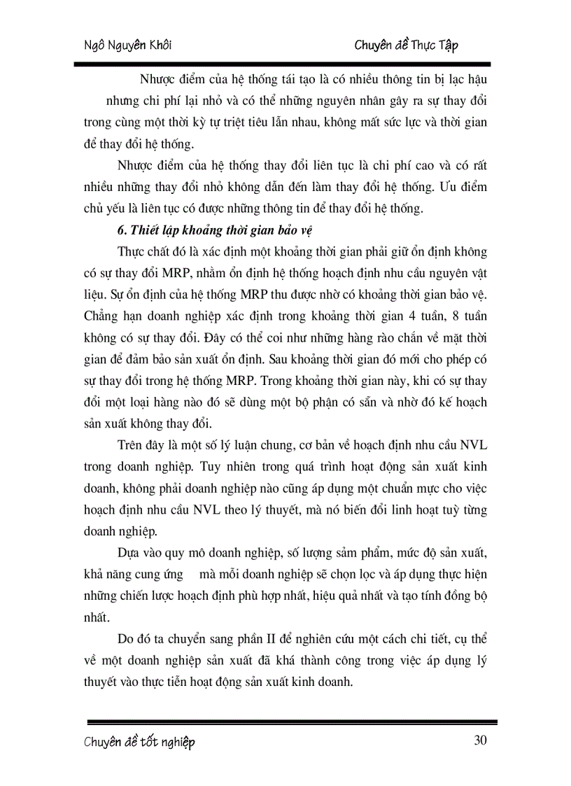 image for page Hoạch định nhu cầu nguyên vật liệu tại Xí nghiệp thép và vật liệu xây dựng Hà Nội