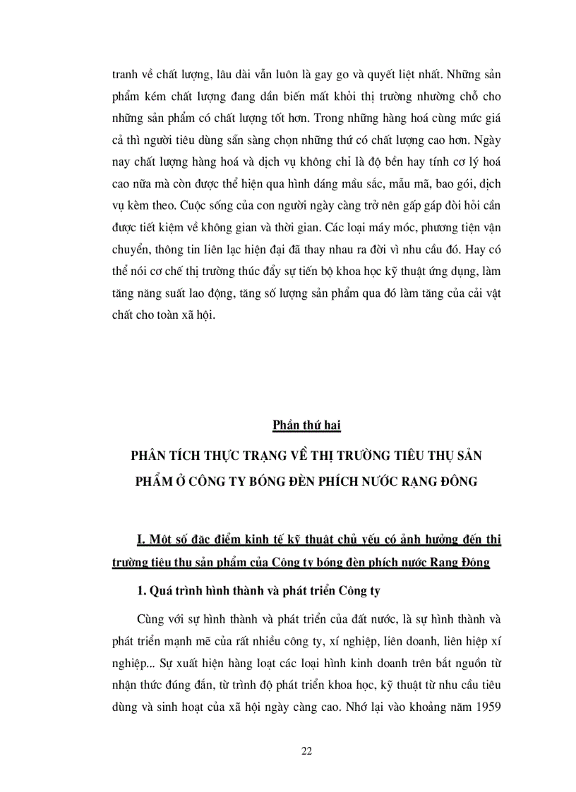 image for page Duy trì và mở rộng thị trường tiêu thụ sản phẩm ở Công ty bóng đèn phích nước Rạng Đông