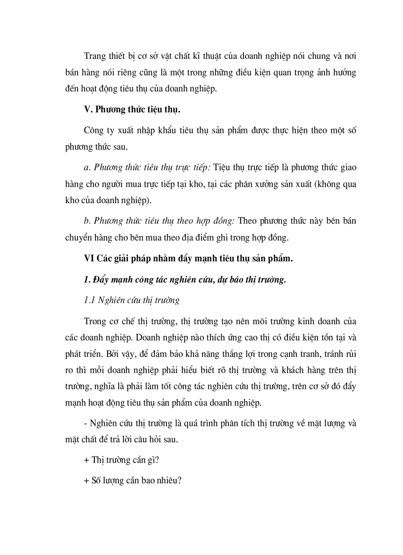 image for page Một số giải pháp nhằm đẩy mạnh công tác quản lý hoạt động tiêu thụ sản phẩm tại Công ty xuất nhập khẩu Thái Nguyên
