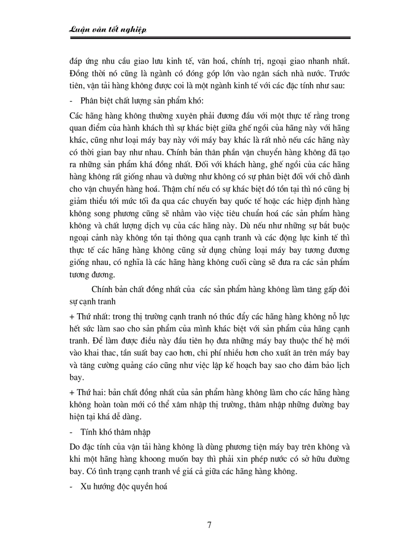 image for page Một số giải pháp nhằm nâng cao hiệu quả kinh doanh vận tải hàng không của hãng hàng không Quốc gia Việt Nam Vietnam Airlines