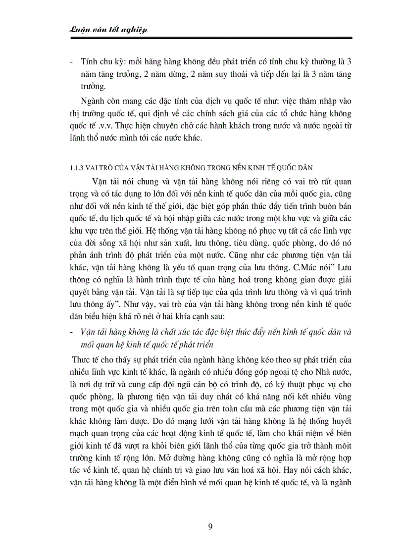 image for page Một số giải pháp nhằm nâng cao hiệu quả kinh doanh vận tải hàng không của hãng hàng không Quốc gia Việt Nam Vietnam Airlines