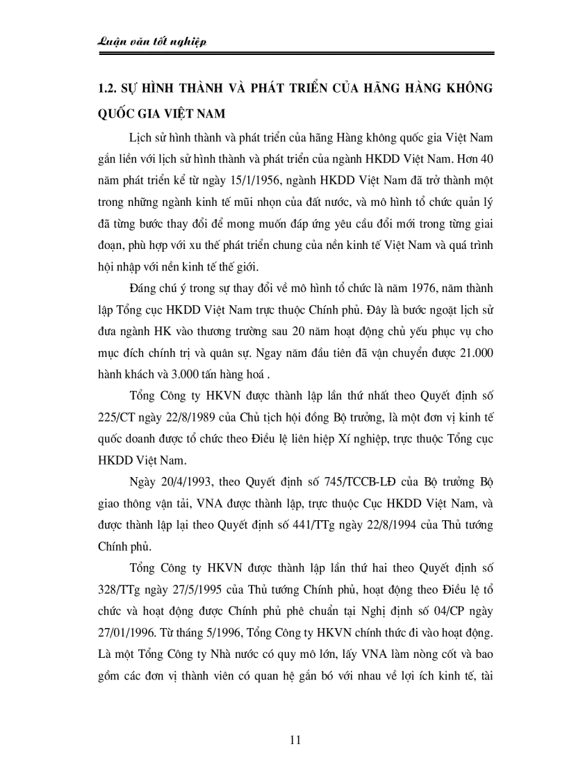 image for page Một số giải pháp nhằm nâng cao hiệu quả kinh doanh vận tải hàng không của hãng hàng không Quốc gia Việt Nam Vietnam Airlines