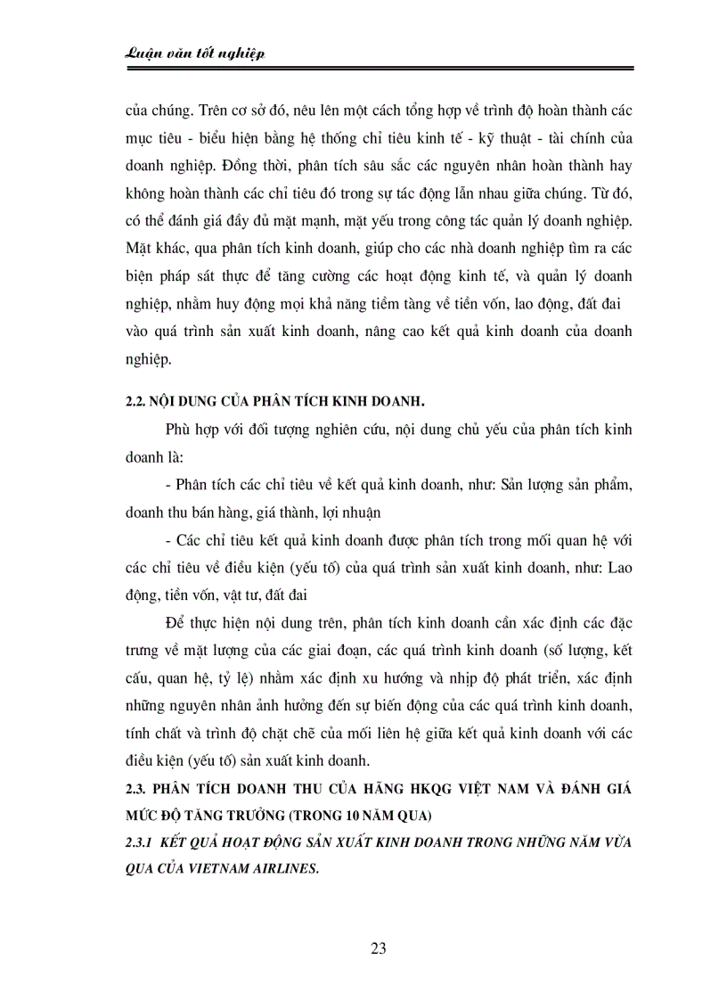 image for page Một số giải pháp nhằm nâng cao hiệu quả kinh doanh vận tải hàng không của hãng hàng không Quốc gia Việt Nam Vietnam Airlines