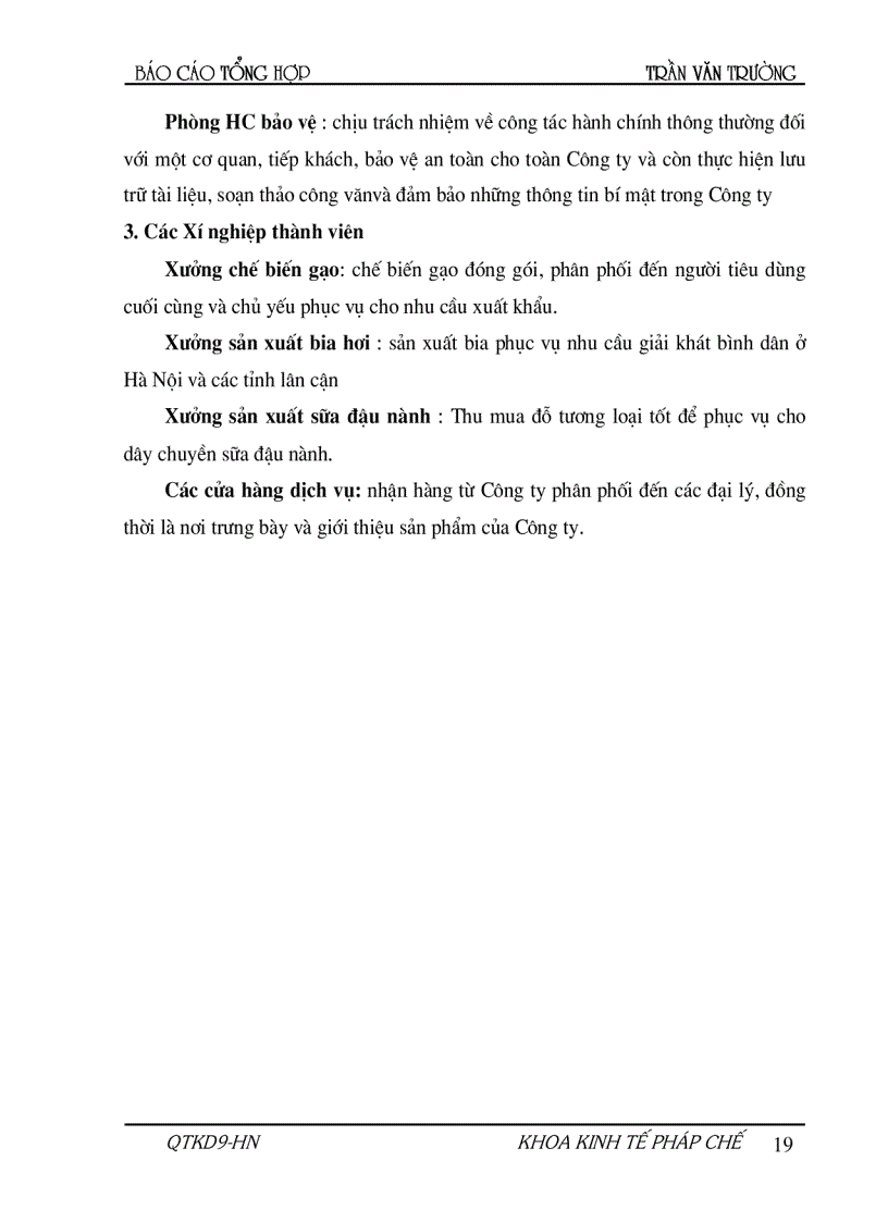 image for page Hoạch định chiến lược và kế hoạch phát triển Công ty vận tải XD và chế biến lương thực Vĩnh Hà