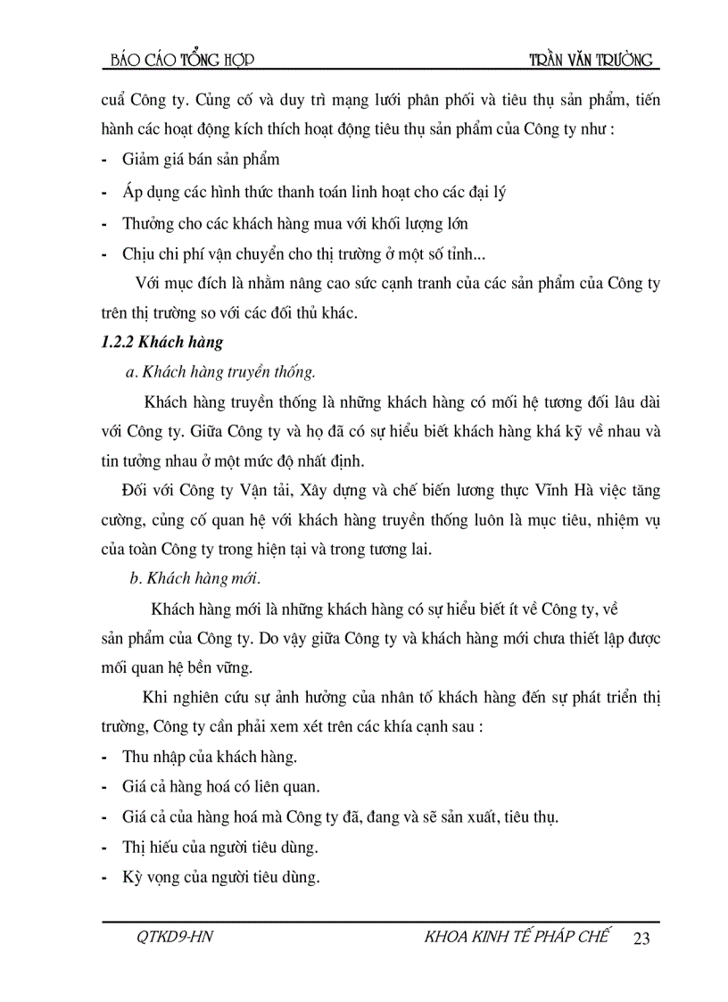 image for page Hoạch định chiến lược và kế hoạch phát triển Công ty vận tải XD và chế biến lương thực Vĩnh Hà