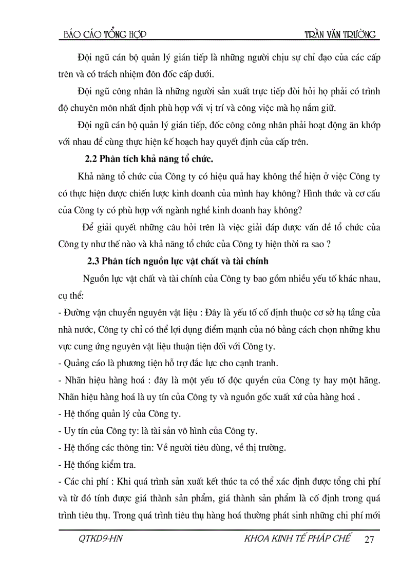 image for page Hoạch định chiến lược và kế hoạch phát triển Công ty vận tải XD và chế biến lương thực Vĩnh Hà