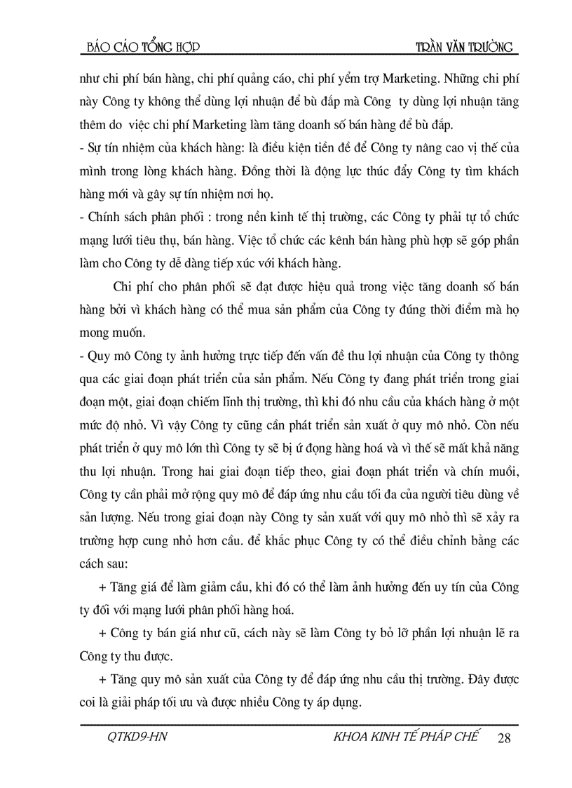 image for page Hoạch định chiến lược và kế hoạch phát triển Công ty vận tải XD và chế biến lương thực Vĩnh Hà