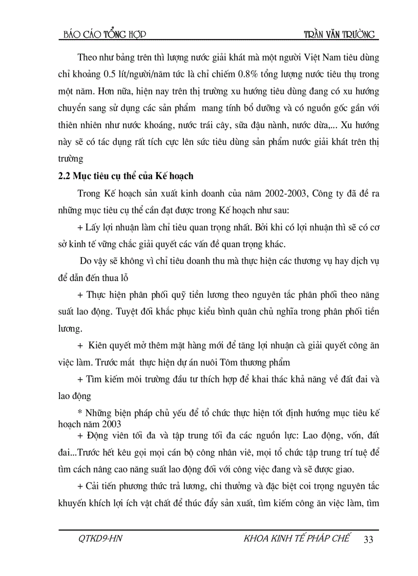 image for page Hoạch định chiến lược và kế hoạch phát triển Công ty vận tải XD và chế biến lương thực Vĩnh Hà