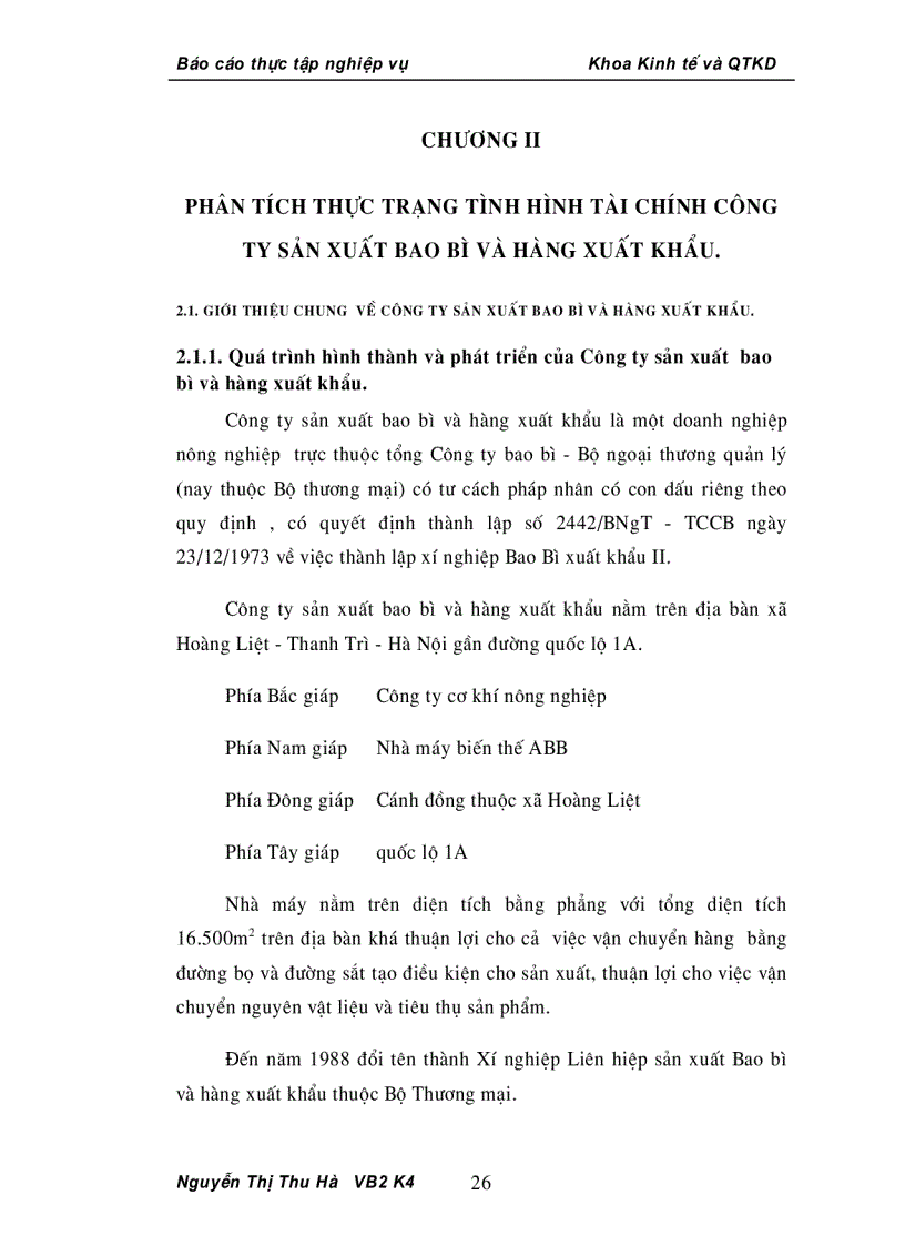 image for page Các giải pháp hoàn thiện phân tích tài chính doanh nghiệp tại Công ty sản xuất bao bì và hàng xuất khẩu