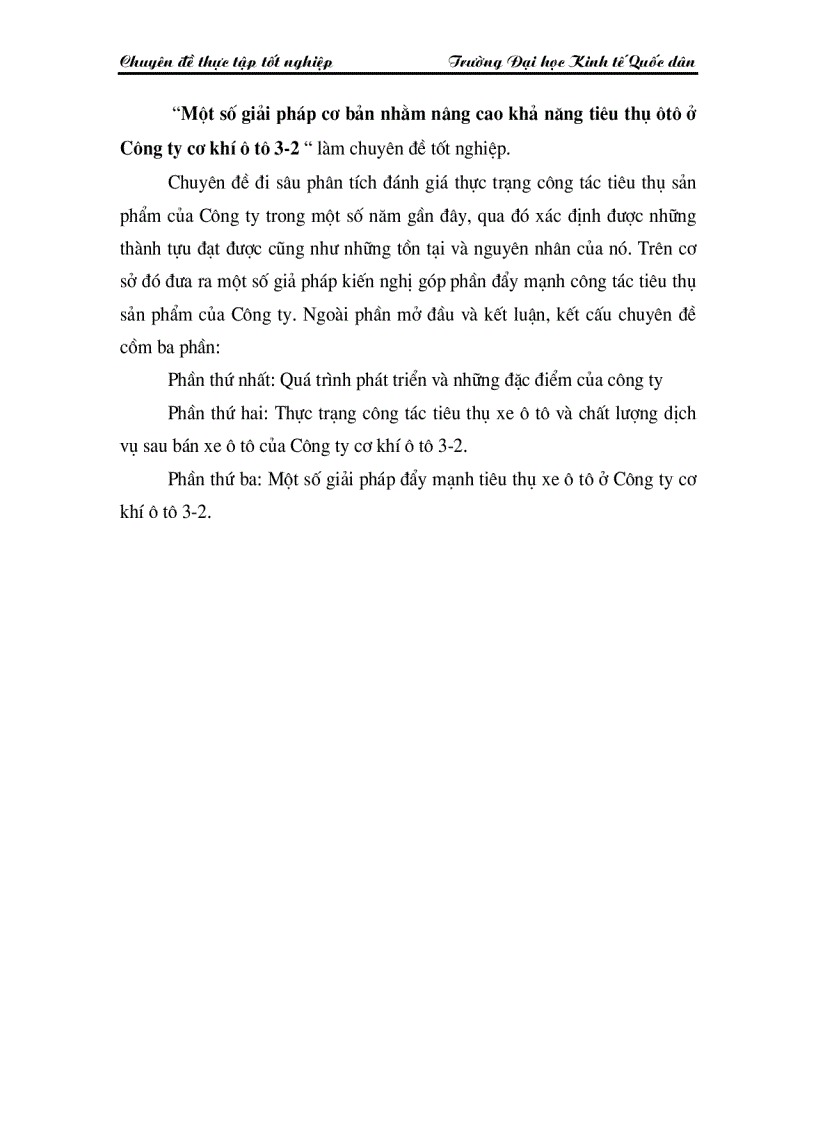 image for page Một số giải pháp cơ bản nhằm nâng cao khả năng tiêu thụ ôtô ở Công ty cơ khí ô tô 3 2
