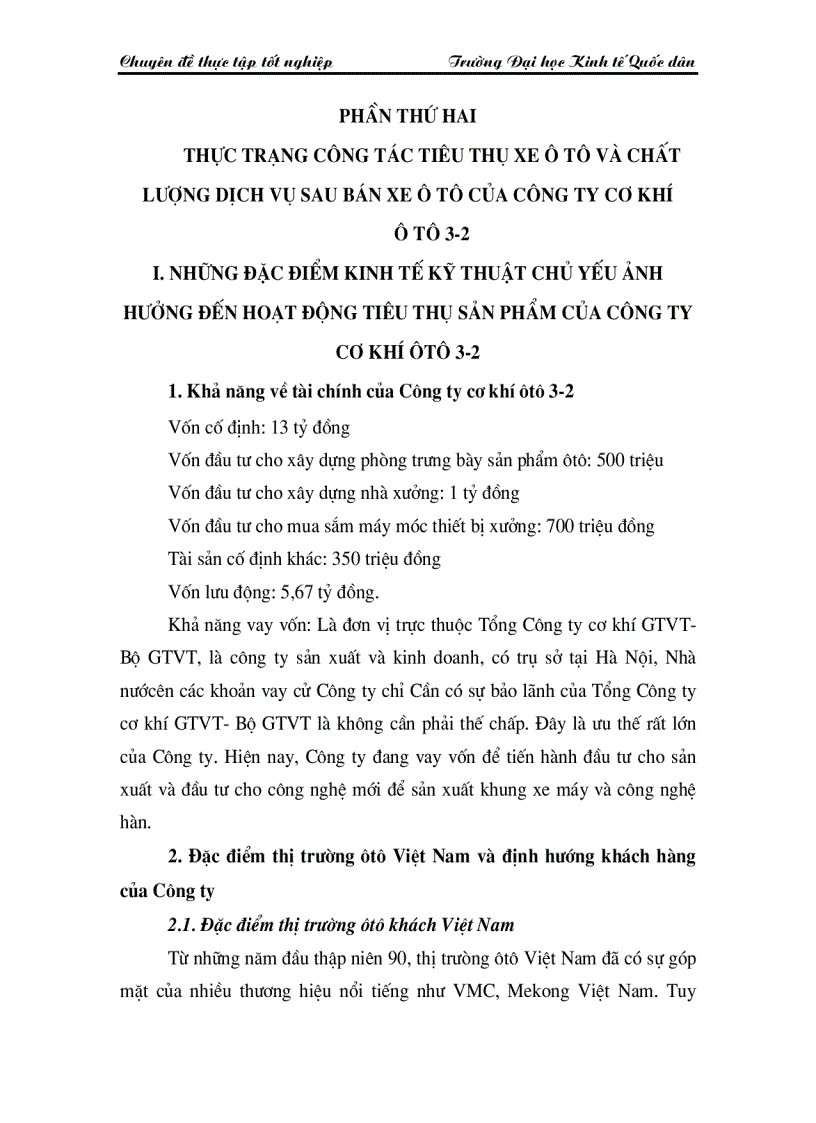 image for page Một số giải pháp cơ bản nhằm nâng cao khả năng tiêu thụ ôtô ở Công ty cơ khí ô tô 3 2