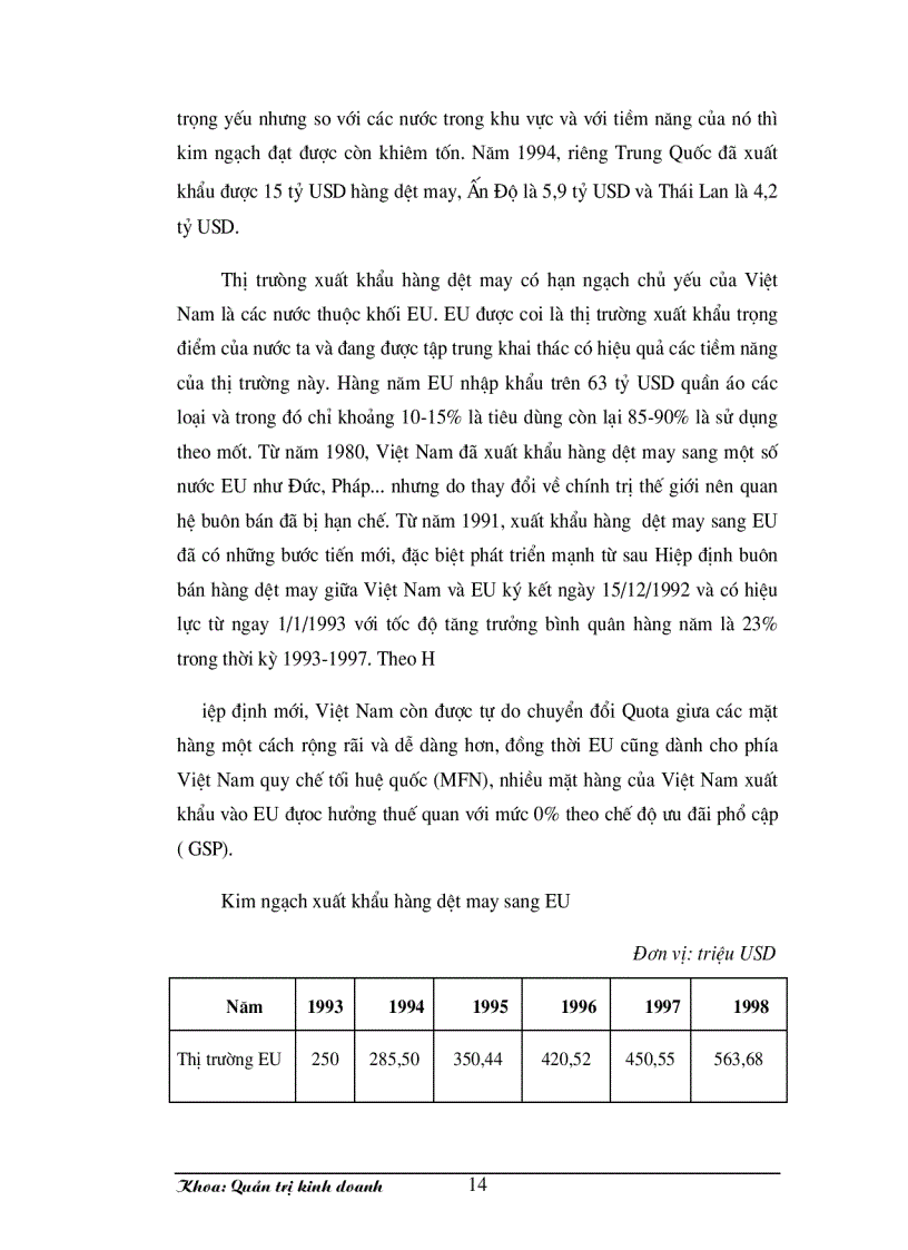 image for page Những thời cơ và thách thức khi xuất khẩu hàng may mặc sang thị trường EU của ngành dệt may Việt Nam
